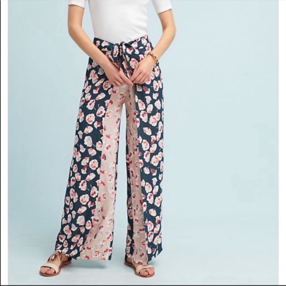 NWT Anthropologie Floral Pants